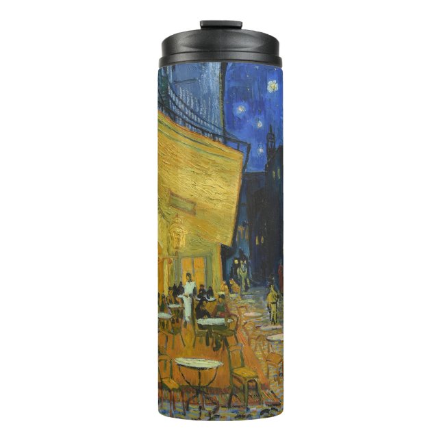 Bouteilles Isothermes Café Terrasse par Vincent Van Gogh (Devant)