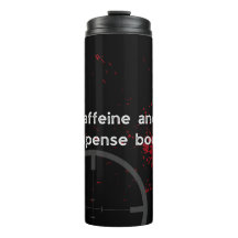 Caféine et livres de suspense noirs