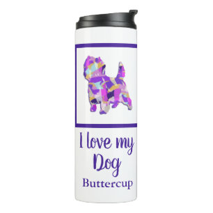 Bouteilles Isothermes Cairn Terrier Cute Chien Silhouette PPY&B
