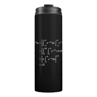 Bouteilles Isothermes calcul intégral gaussien, mathématiques et science