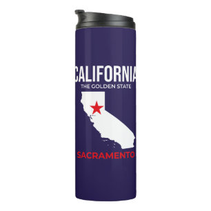 Bouteilles Isothermes Californie, Sacramento – l'État doré, États-Unis