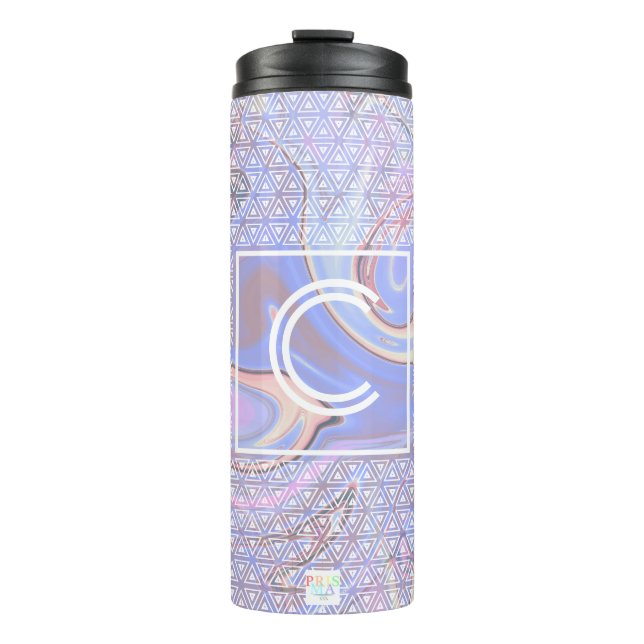Bouteilles Isothermes Calypso décorée d'un monogramme (Devant)
