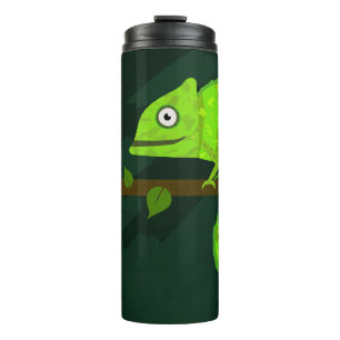 Bouteilles Isothermes Caméléon mignon vert
