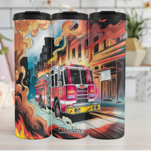 Bouteilles Isothermes Camion d'incendie en cas d'urgence