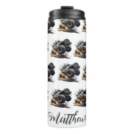 Bouteilles Isothermes Camion Monster de course Black White