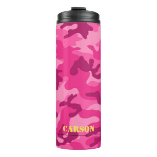 Bouteilles Isothermes Camion rose Nom jaune Sports Modes de voyage