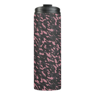 Bouteilles Isothermes camo abstrait rose et gris