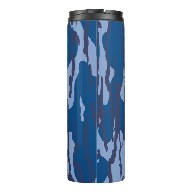 Bouteilles Isothermes Camo bleu Motif militaire Camouflage bleu (Dos)