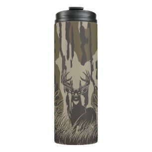 Bouteilles Isothermes Camo de fond de vallée pour la chasse au cerf blan