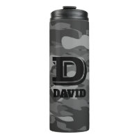 Camo de voyage thermique monogramme gris de l'armé