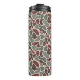 Bouteilles Isothermes Camo Rétro (rouge vert)