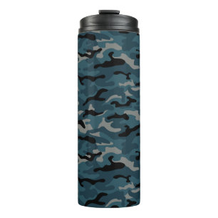 Bouteilles Isothermes Camouflage en noir de nuit