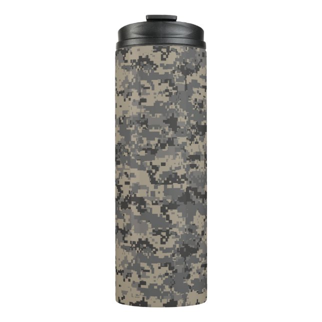 Bouteilles Isothermes Camouflage numérique armée pixel photo imprimé (Devant)