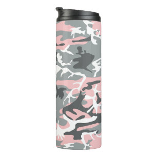 Bouteilles Isothermes Camouflage rose et gris, Militaire, Armée