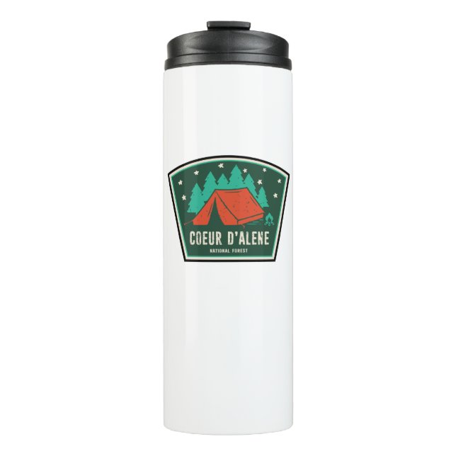 Bouteilles Isothermes Camping forestier national du Coeur D'Alene (Devant)