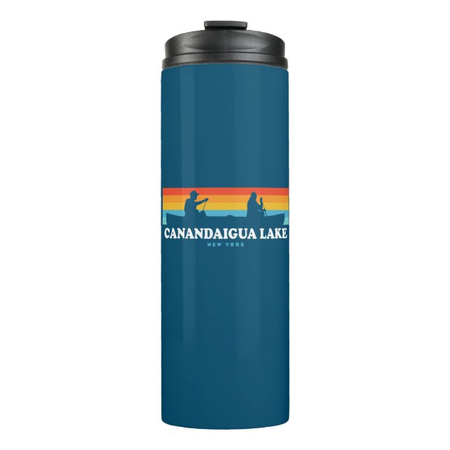 Bouteilles Isothermes Canandaigua Lake New York Canoe (Devant)
