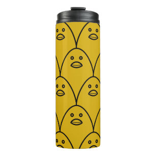 Bouteilles Isothermes Canard Jaune Minimaliste Ludique pour Café de Voya