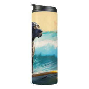 Bouteilles Isothermes Cane Corso Beach Surf Peinture
