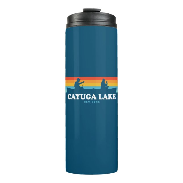 Bouteilles Isothermes Canot Cayuga Lake New York (Devant)