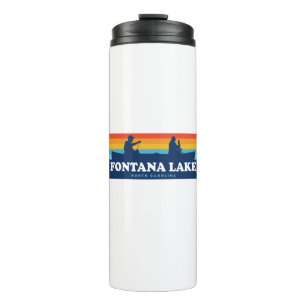 Bouteilles Isothermes Canot de Fontana Lake Caroline du Nord