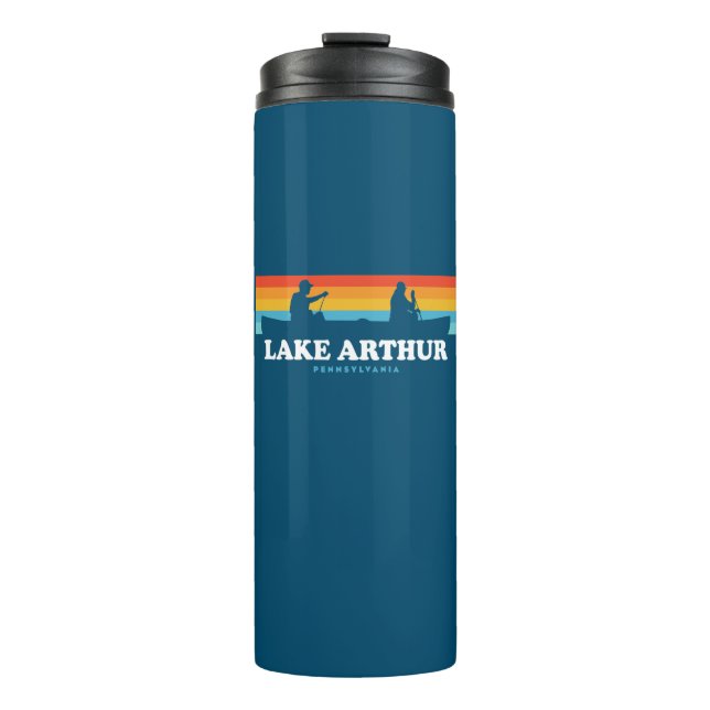 Bouteilles Isothermes Canot du lac Arthur Pennsylvanie (Devant)