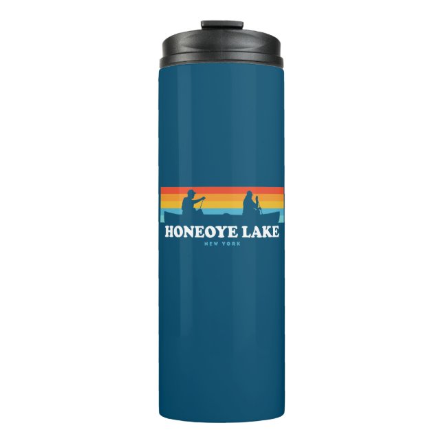 Bouteilles Isothermes Canot Honeoye Lake New York (Devant)