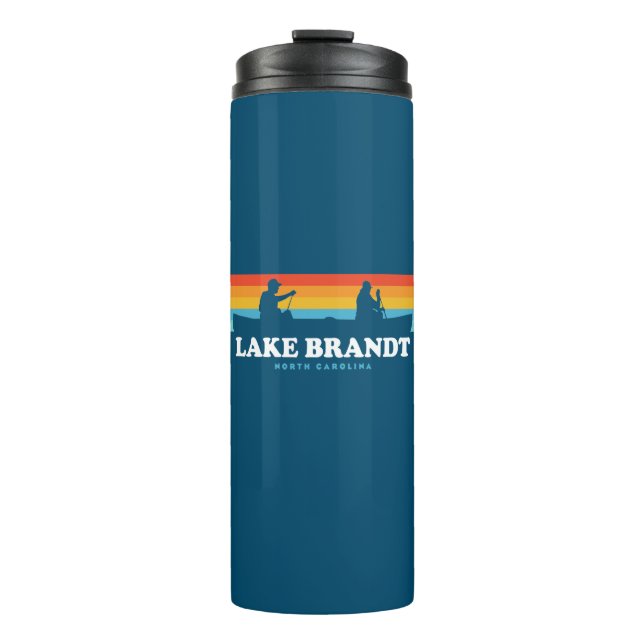 Bouteilles Isothermes Canot Lake Brandt North Carolina (Devant)
