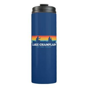 Bouteilles Isothermes Canot Vermont du lac Champlain New York