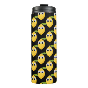 Bouteilles Isothermes Caractère citron mignon avec yeux googly