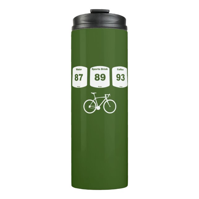 Bouteilles Isothermes Carburant à vélo : Eau, Boisson sportive, Café (Devant)