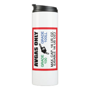 Bouteilles Isothermes Carburant AVGAS / 100LL uniquement