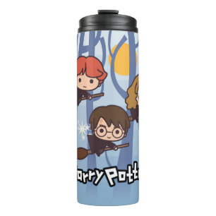 Bouteilles Isothermes Caricature Harry, Ron, & Hermione Voler Dans Woods
