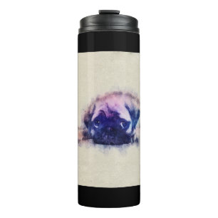 Bouteilles Isothermes Carlin Puppy croquis Carlin Amoureux de les chiens