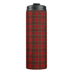 Bouteilles Isothermes Carreaux Tartan Rouge Classique