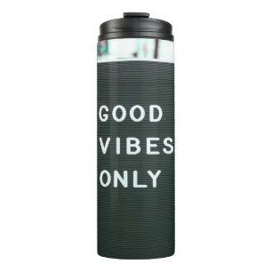 Bouteilles Isothermes Carte aux lettres Good Vibes uniquement