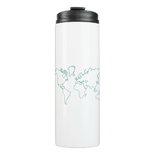 Bouteilles Isothermes Carte du monde