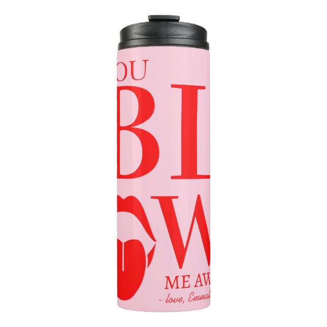 Bouteilles Isothermes Carte Jour des Valentines Rouge Rose (Devant)