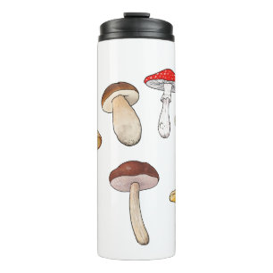 Bouteilles Isothermes Carton autocollants champignons