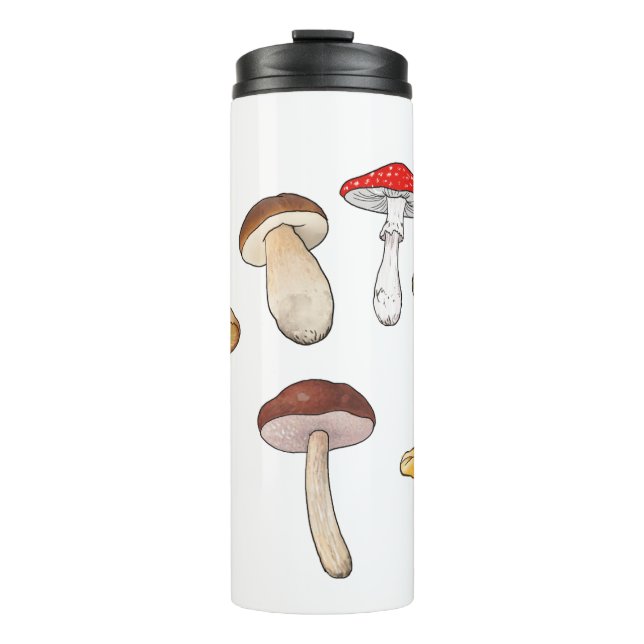 Bouteilles Isothermes Carton autocollants champignons (Devant)