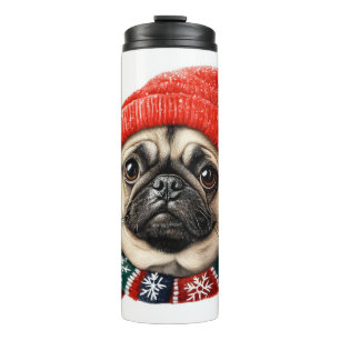 Bouteilles Isothermes Casquette de Noël carlin mignon