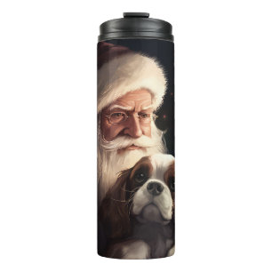 Bouteilles Isothermes Cavalier King avec le Père Noël Festif Noël