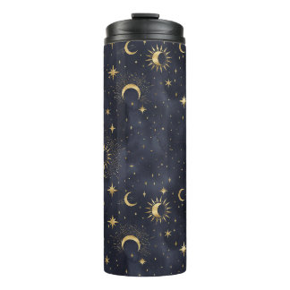 Bouteilles Isothermes Céleste ciel abstrait nuit motif thermale tumbl