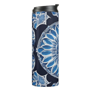 Bouteilles Isothermes Céramique bleue imprimée
