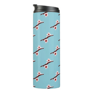 Bouteilles Isothermes Cerisier en Fleur, Sakura, Motif Floral Rose
