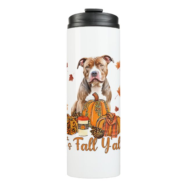 Bouteilles Isothermes C'est Chute Y'all Pitbull Chien Chute Écharpe Auto (Devant)