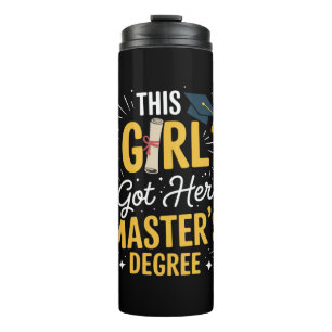 Bouteilles Isothermes Cette fille a obtenu son diplôme de master en 2026