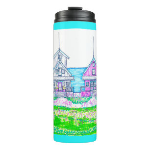 Bouteilles Isothermes Chalet de plage Bright Thermal Tumbler