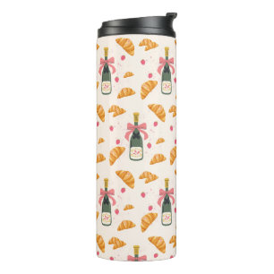 Bouteilles Isothermes Champagne et Croissants