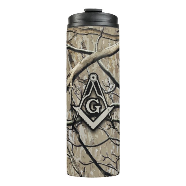 Bouteilles Isothermes Chasse Camouflage Carré Compass 2 (Devant)