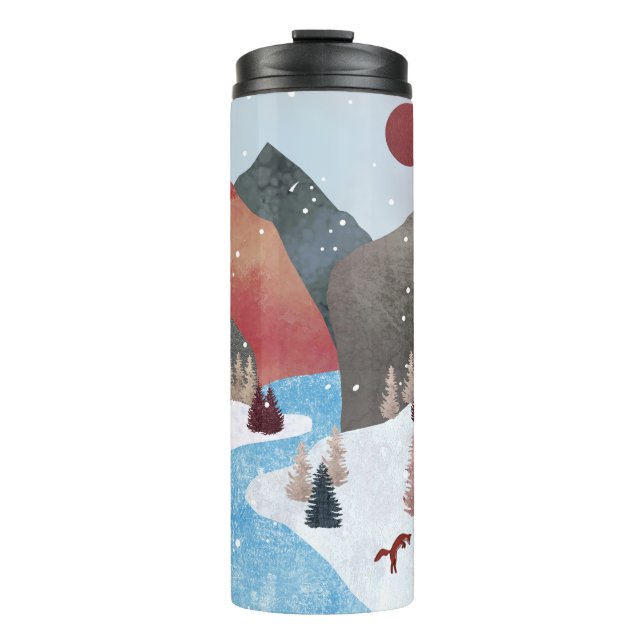 Bouteilles Isothermes Chasse hivernale Fox (Devant)